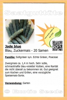 Jade blue, sehr selten, 20 Samen